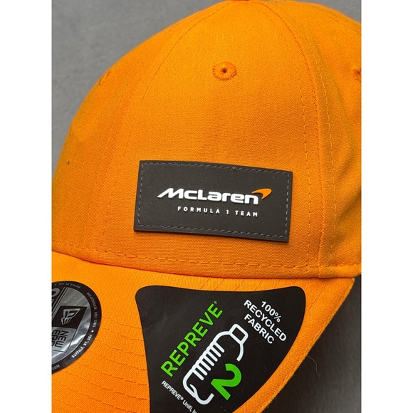 New Era McLaren Formula 1 Team 9FORTY Hat Orange Adjustable Snapback Cap New - Picture 2 of 9